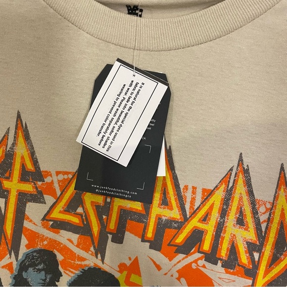 Junk Food Clothing Beige Graphic Tee - Picture 5 of 7